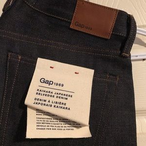 Men’s NWT Gap Japanese Selvedge Denim Jeans